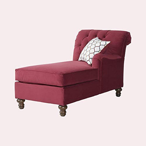 Unicorn Suede Lounger in Red Color - Nice Maple