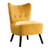 Lappy Suede Accent Chair - Nice Maple