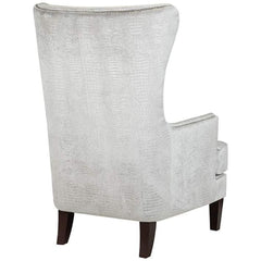 Volvo High Back Wing Chair In Silver Color - Nice Maple