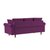 Straight Line Sofa Set in Purple - Nice Maple
