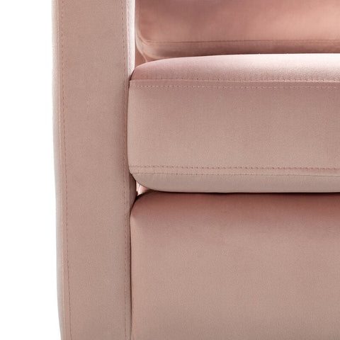 Jojo Upholstered Accent Chair in Suede