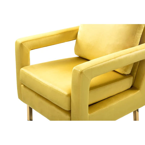 Jojo Upholstered Accent Chair in Suede