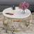 Rolvo Center Table in Gold Finish