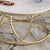 Rolvo Center Table in Gold Finish