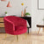 Texo Upholstered Accent Chair in Suede