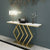 Pasco Golden Console Table - Stainless Steel