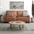 Camilla Sofa Set in Textured Style - Nice Maple