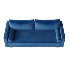 Craftmen Modern Sofa Set in Suede Fabric - Nice Maple