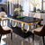 Bosco Luxury Dining Table in Leatherette Chairs