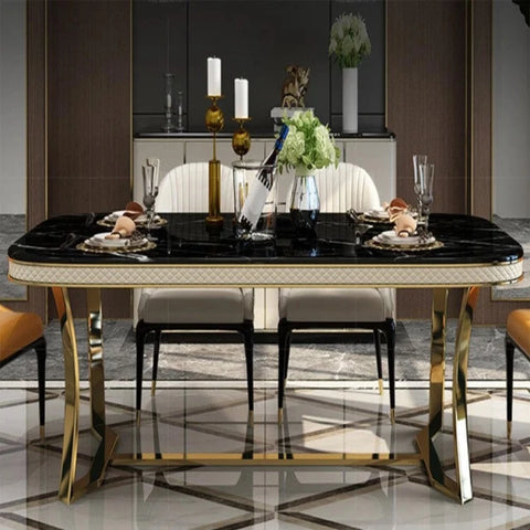 Russian Luxury Dining Table in Black