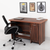 Amorini Study Table in Walnut Colour by Cupboard - Nice Maple
