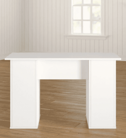 Unicorn Study Table in White Colour - Nice Maple