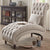 Curving Q Suede Lounger in Beige Color