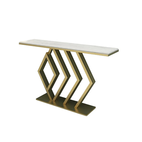 Pasco Golden Console Table - Stainless Steel