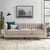 Boombox Luxury Straight Line Sofa Set in Suede