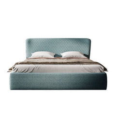 Glam Luxury Upholstered Bed In Suede