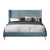 Linox Upholstered Without Storage Bed in Suede