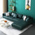 Pluto Luxury Modern Leatherette Sofa Set in Green - Nice Maple