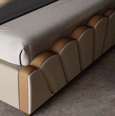 Bluefry Premium Upholstered Bed In Suede