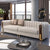 Nextra Premium Modern Sofa Set in Off White Leatherette