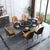 Practo Luxury 6 Seater Dining Table - Nice Maple