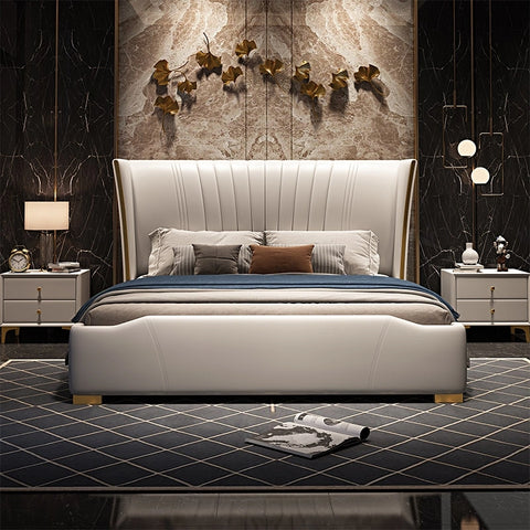 Lexis Pro Luxury Upholstered Bed In Leatherette