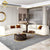 Western Luxury Modern Suede Sofa Set in Off White - Nice Maple