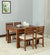 Topline 4 Seater Dining Table in Natural Color - Nice Maple