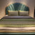 Ironic Upholstered Luxury Bed With Storage In Sea Green Suede - Nice Maple