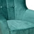 Nano Button-Tufted Wingback Chair In Green