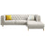 Relexo Premium Modern Sofa Set in Grey Leatherette