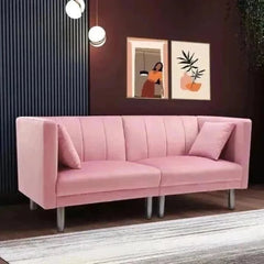 Dolcy Line Sofa Set in Pink - Nice Maple