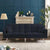 Blockbox Modern Suede Sofa Sets - Nice Maple