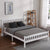 Oppo PU Polish Bed in White Color - Nice Maple