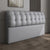 London Upholstered Bed Without Storage in Leatherette - Nice Maple