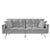 Blockbox Modern Suede Sofa Sets - Nice Maple