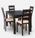 Tony 4 Seater Dining Table in Wenge Color - Nice Maple