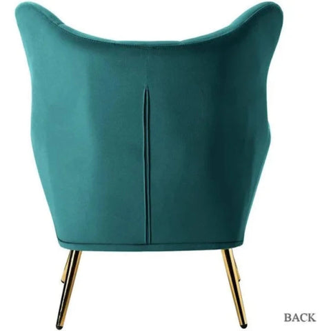 Becky Suede Accent Chair - Nice Maple