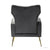 Jacky Chesterfield Chair in Suede - Nice Maple