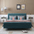 Texo Upholstered Bed Without Storage in Suede - Nice Maple