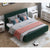 Texo Upholstered Bed Without Storage in Suede - Nice Maple