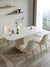 Texo Luxury 4 Seater Dining Table in Beige - Nice Maple