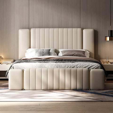 Jumanji Upholstered Bed In Suede