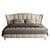 Trends Luxury Upholstered Bed In Leatherette