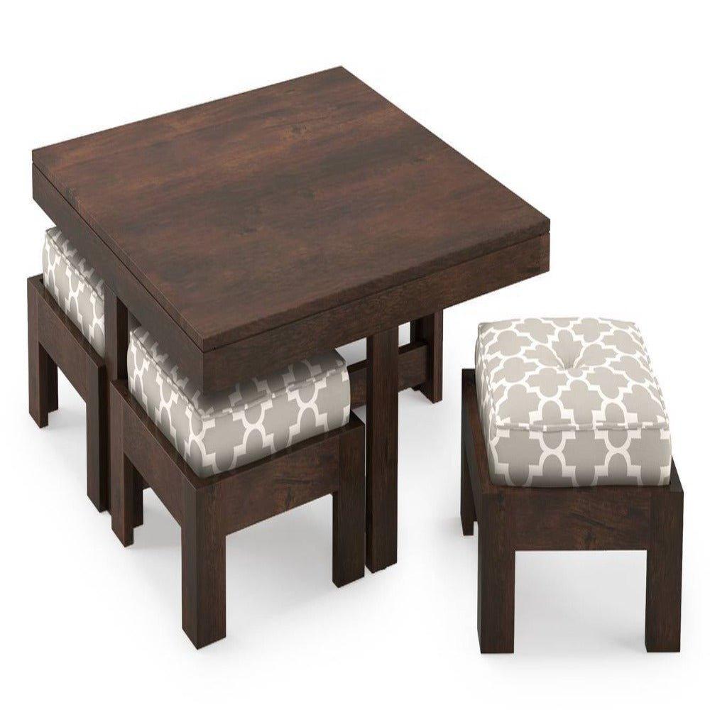 Kivi 4 Seater Coffee Table Set - Nice Maple
