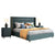 Gear Up Upholstered Luxury Bed With Storage in Leatherette