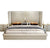 Vitara Luxury Upholstered Bed In Suede