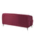Telly Chesterfield Sofa Set in Burgundy Color